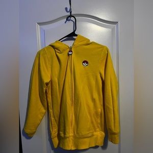 Pokemon Pikachu kids sweatshirt zipup size large kids